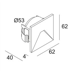 Delta Light LOGIC MINI W S Wall lamp