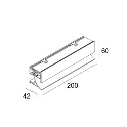 Delta Light INLET TRIMLESS L20 Wall lamp
