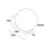 Delta Light OONO W M Wall lamp