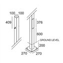 Delta Light POLESANO 4M - 21L BASE Tuinpaal