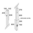 Delta Light POLESANO 4M - 22L ANCHORED Tuinpaal
