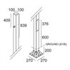 Delta Light POLESANO 6M - 3 BASE Garden lamppost