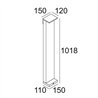 Delta Light OBLIX F 100 Garden lamppost