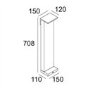 Delta Light OBLIX F 70 Tuinpaal