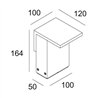 Delta Light OBLIX S 15 Garden lamppost