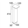 Delta Light OBLIX S 40 Garden lamppost