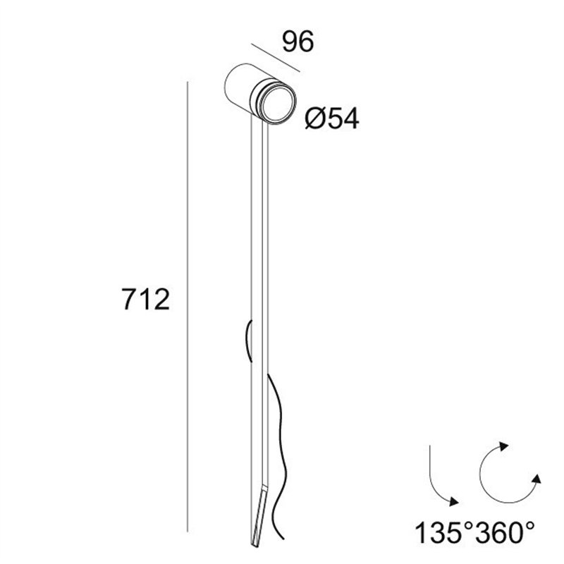 Delta Light SPIX M PIN Tuinpaal