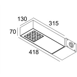 Delta Light Polesano flood Garden lamp
