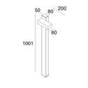 Delta Light POLESANO BOLLARD 100 DIM5 Tuinpaal