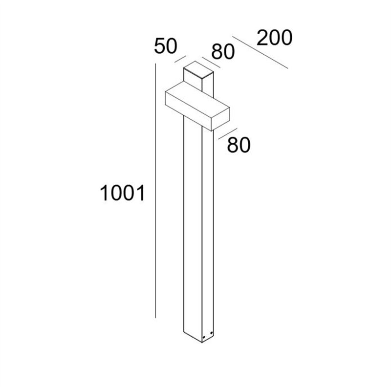 Delta Light POLESANO BOLLARD 100 DIM5 Tuinpaal