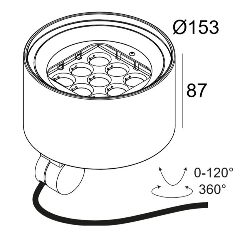 Delta Light FRAX MB POLE 92714 DIM5 Tuinpaal