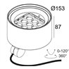 Delta Light FRAX MB POLE 92714 DIM5 Garden lamp