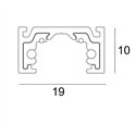 Delta Light SL19 - PROFILE 3m Trackverlichting
