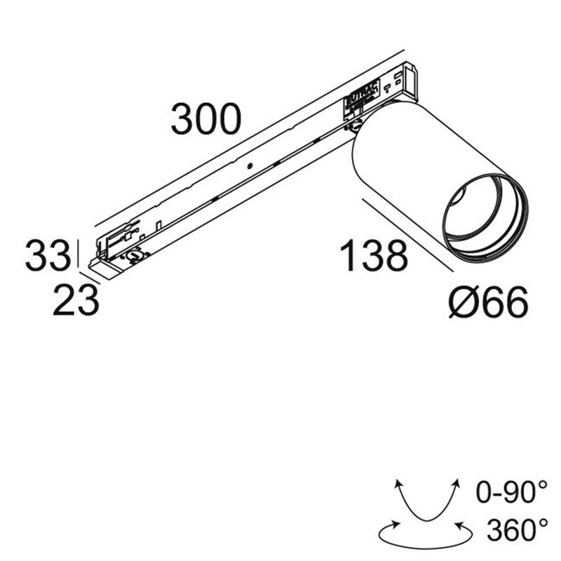 Delta Light SPY 66 ADM SLIM Trackverlichting