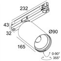 Delta Light SPY 90 ADM Trackverlichting