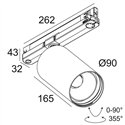 Delta Light SPY 90 TW ADM DIM5 Trackverlichting