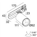 Delta Light SPY FOCUS LP ADM Trackverlichting