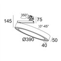 Delta Light SUPER-OH! XS PIVOT 39 ADM DIM8 Trackverlichting