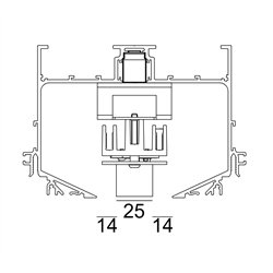 Delta Light M52 - 1 Led DIM5 Track lighting fixture