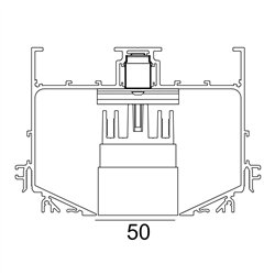 Delta Light M52 - 2 Led D MDL track lighting fixture