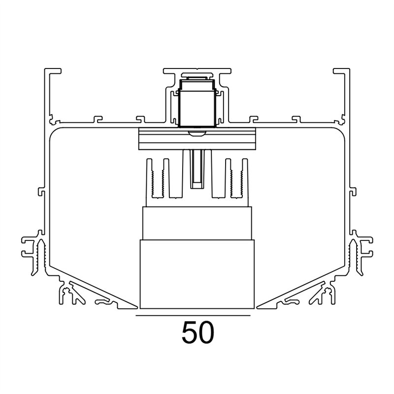 Delta Light M52 - 2 Led D MDL Trackverlichting