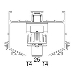 Delta Light M52 - 2 Led DIM5 Track lighting fixture