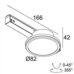 Delta Light M26L - HALOSCAN HP SOFT DIM5 Track lighting fixture