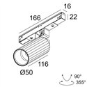 Delta Light M26L - HEDRA DIM5 Trackverlichting