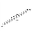 Delta Light M - Led Line He 1 X 12,6W DIM5 Trackverlichting