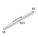 Delta Light M - Led Line He Soft 1 X 9,1W DIM5 Trackverlichting