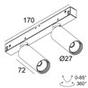 Delta Light M26L - SPY 272 DIM5 Track lighting fixture