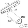 Delta Light M20/M26H - Spy 391 L DIM5 Track lighting fixture