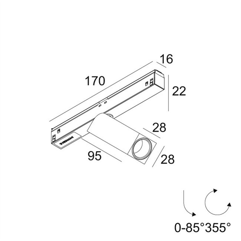 Delta Light M26L - Octav 27 MDL Trackverlichting