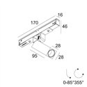 Delta Light M20/M26H - Octav 27 DIM5 Trackverlichting
