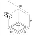 Delta Light M26L Boxy L A Soft DIM5 Trackverlichting