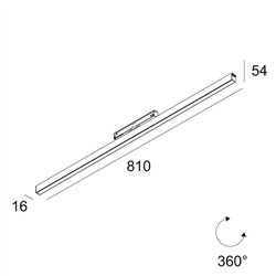 Delta Light M26L - Led Line Ok MDL track lighting fixture