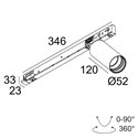 Delta Light Spy 52 Soft Adm Slim DIM5 Trackverlichting