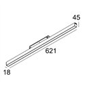 Delta Light M - Led Line He Soft 1 X 9,1W 930 Mdl B
