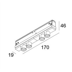 Delta Light M20/M26H - Jum-Oh! 4R DIM5 Track lighting fixture