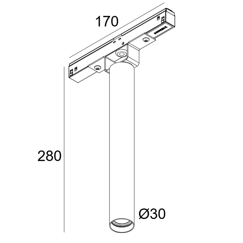 Delta Light M20/M26H - Needle DIM5 Trackverlichting