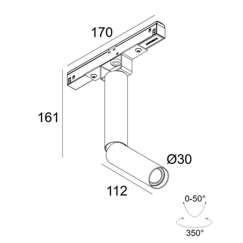 Delta Light M20/M26H - Needle OK DIM5 Trackverlichting