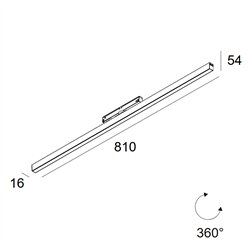 Delta Light M26L - Led Line OK DIM5 Track lighting fixture