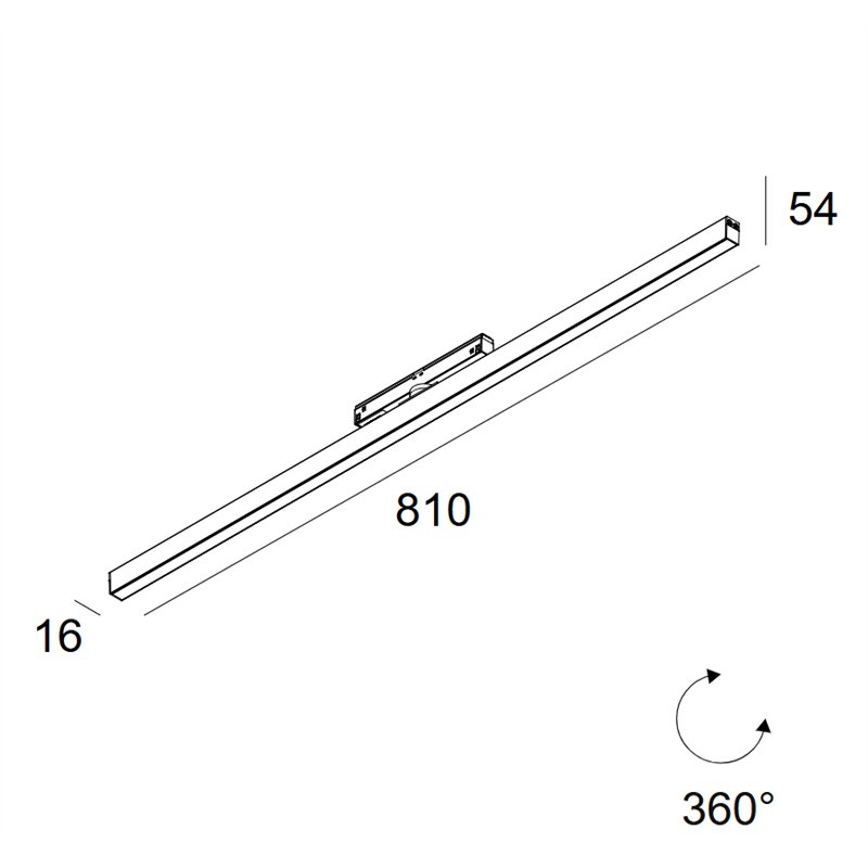 Delta Light M26L - Led Line OK DIM5 Trackverlichting