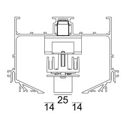 Delta Light M52 - 2 Led Mdl Track lighting fixture