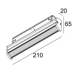 Delta Light M - DOT.COM WALLWASH 02 HO MDL Track lighting fixture