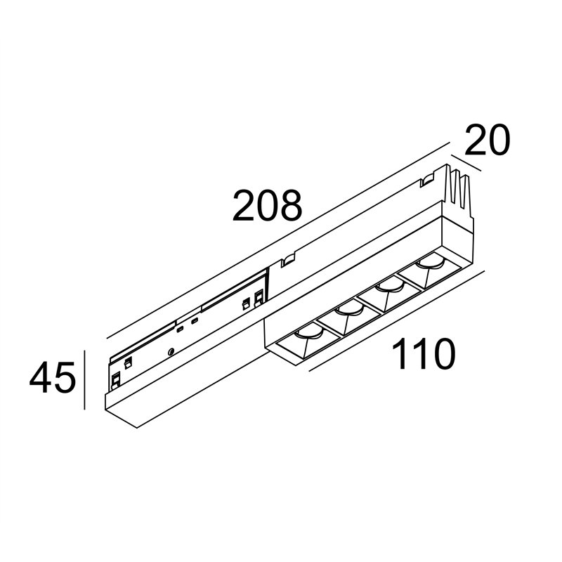 Delta Light M - DOT.COM M4 MDL Trackverlichting