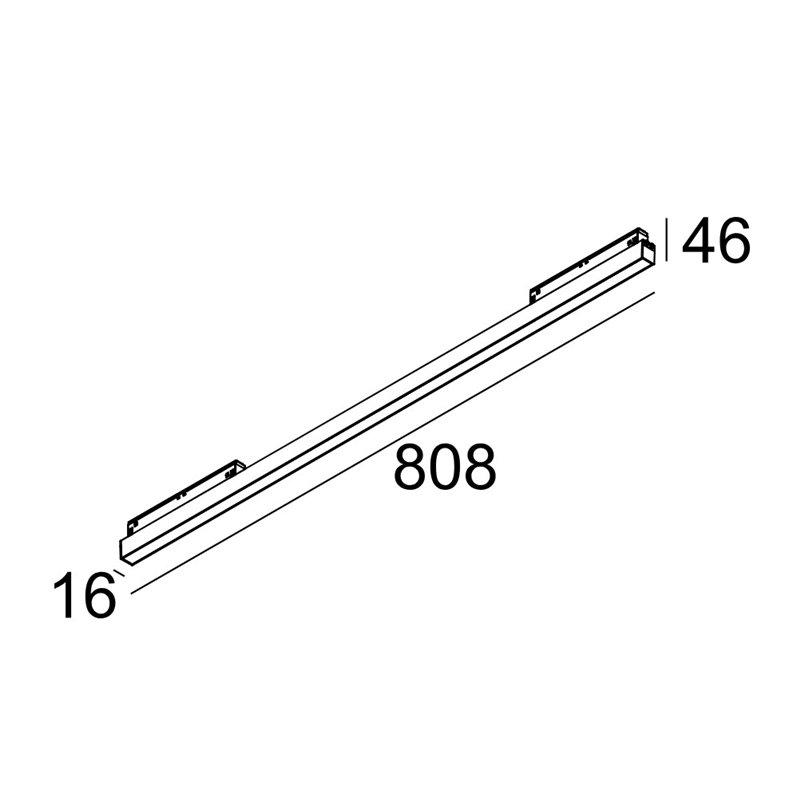 Delta Light M - LED LINE HE 1 x 18,4W MDL trackverlichting