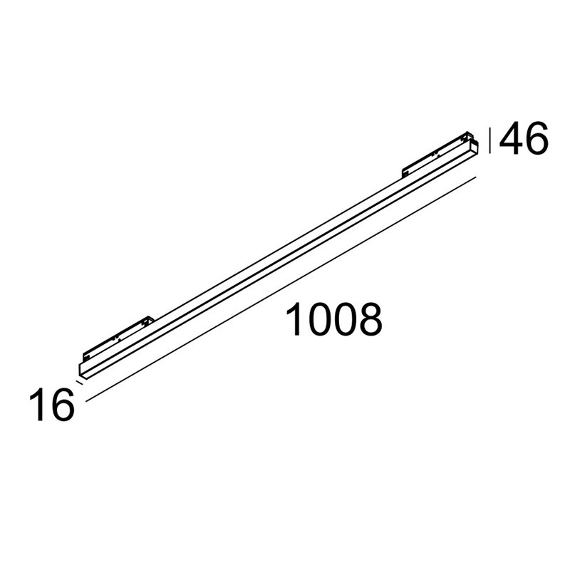 Delta Light M - LED LINE HE 1 x 21,6W MDL trackverlichting