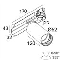 Delta Light SPY 52 HE ADM Trackverlichting
