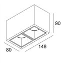 Delta Light BOXY 2 L+ DIM8 Plafondlamp